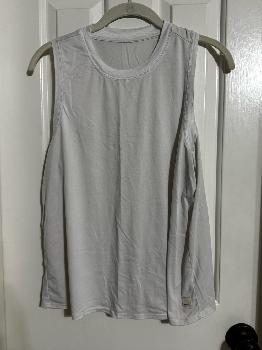 Vuori White Sleeveless Athletic Tank